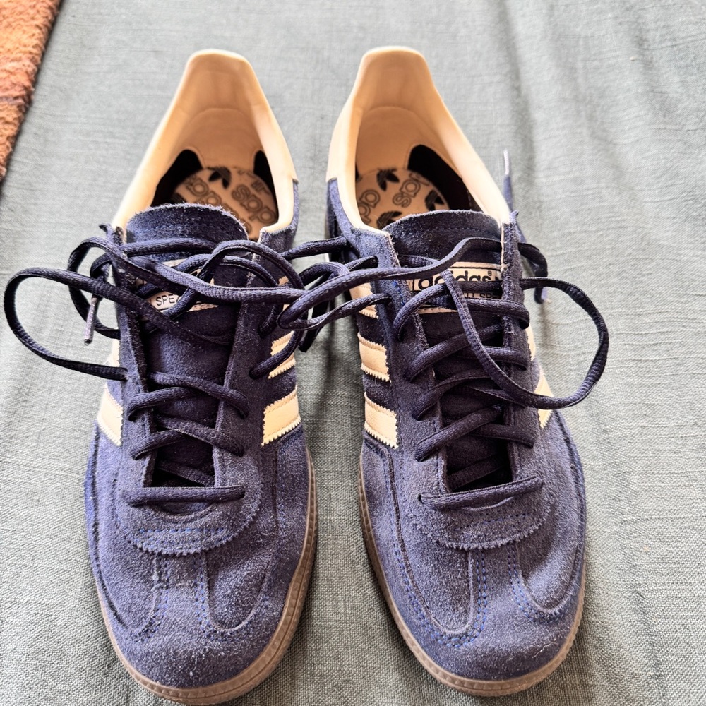 Adidas Handball Spezial Men's Navy Blue Sneakers Size 8